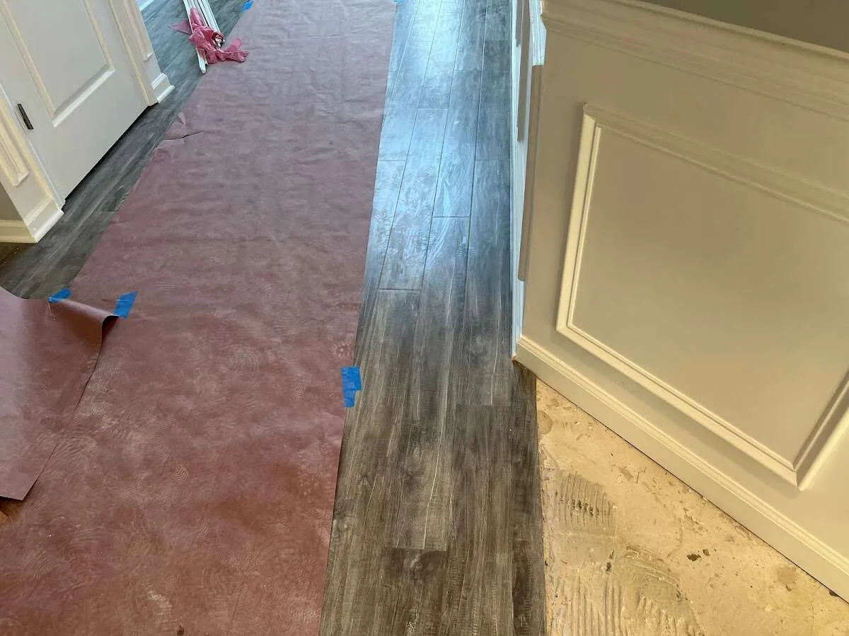 Completed marble shower restoration in Pepperell